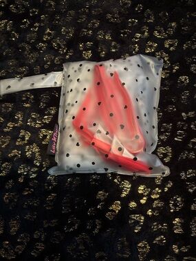 Betsey Johnson Pocketbook Poncho/Raincoat in Carrying Case